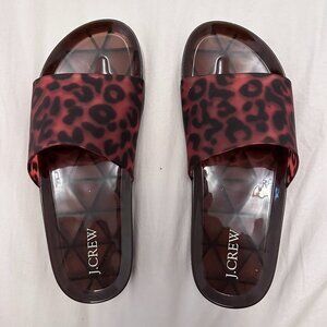 J.Crew Tortoise Sandals Size 8